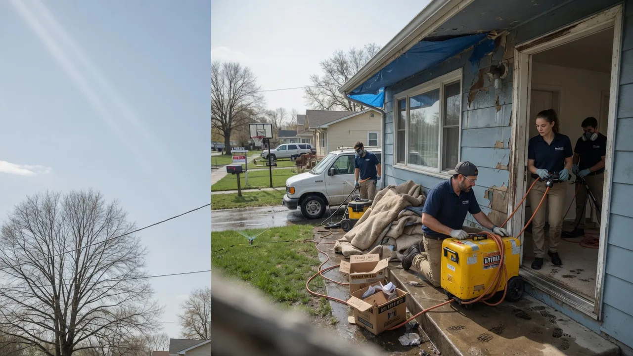 Basement Flood Cleanup in Virginia, IL near me